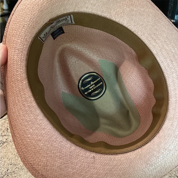 Goorin Bros Pink and Brown Fedora Hat main image 4